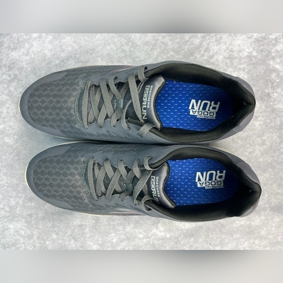 Skechers Men's Quick Fit Athletic Running Logo Shoes Lace Black Size 12‎ - Picture 7 of 11